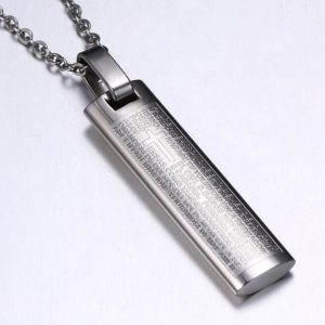 hesed.esy.es | New-Blue-Titanium-Steel-Necklace-Pendant-Spanish-Bible-316l-Stainless-Steel-Cross-Relief-Christian-Religion-Jewelry